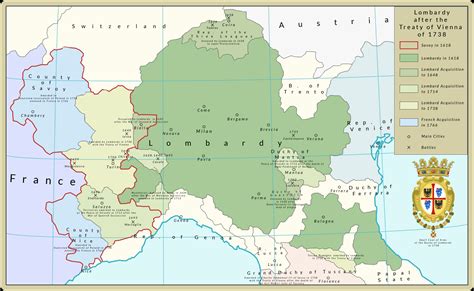 Lombardy after the Treaty of Vienna 1738 by Medhelan1395 on DeviantArt