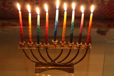 Eighth day of Chanukah menorah | Scazon | Flickr