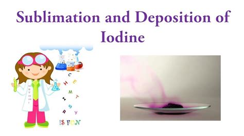 Sublimation and deposition of Iodine - YouTube