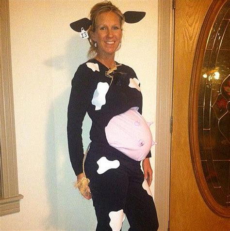 Nursing Cow Costume for Pregnant Women