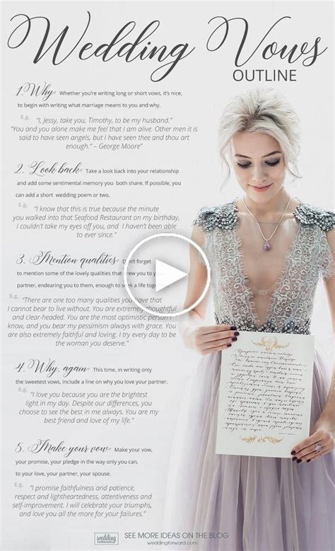 45 Real Wedding Vows Examples To Steal | Wedding vows for her, Wedding ...