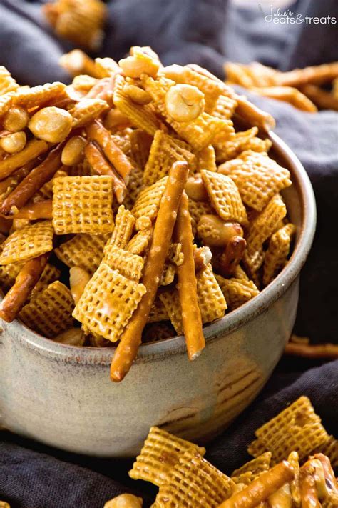 Caramel Chex Mix - Julie's Eats & Treats