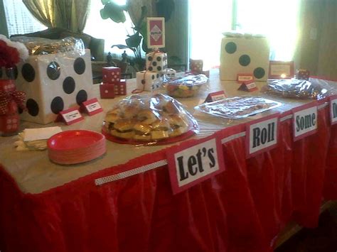 Delicious Bunco Dice Tablescape