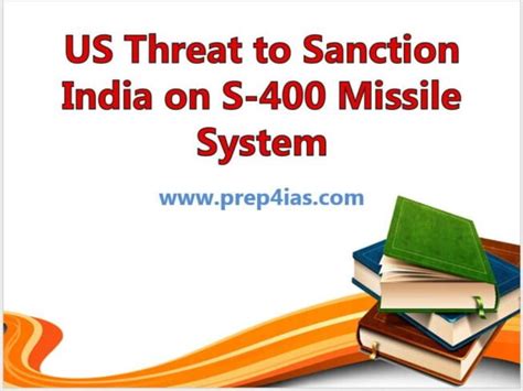 US threat to Sanction India on India-Russia S-400 Missile System Deal ...