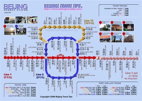 Download Color Printable Beijing Subway Map