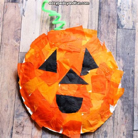 10 Simple Paper Plate Pumpkins | Pumpkin Crafts for Kids