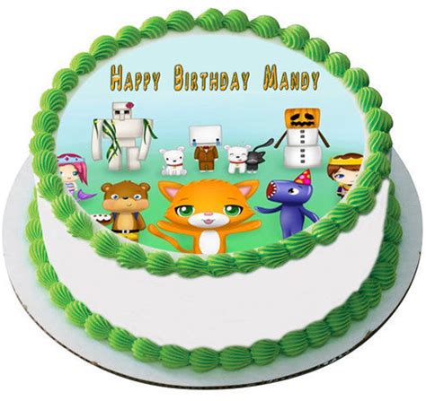 STAMPY CAT AND HIS FRIENDS Edible Cake Topper – Edible Prints On Cake ...