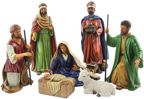 One of our newest African-American Nativity Figurine sets. This is a ...