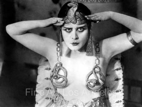 Vintage Photo Theda Bara cleopatra 1917 Silent - Etsy