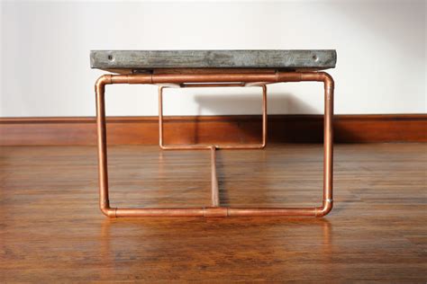 Copper Pipe Coffee Table | Metal and Dust