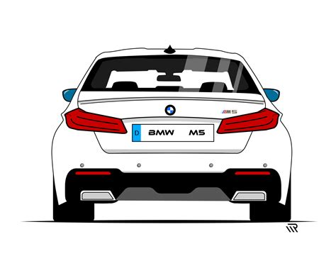 BMW M5 illustration | Bmw m5, Bmw, Car design sketch