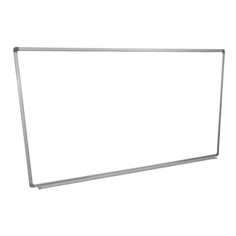 Luxor Whiteboard 72 in. x 40 in. Wall-Mounted Magnetic Whiteboard ...