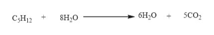 Answered: If 5.09 mol of C5H12 reacts with excess… | bartleby