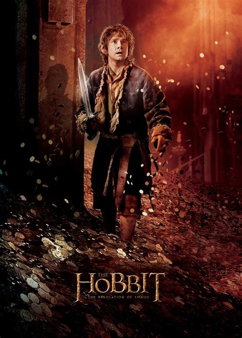 'Bilbo Baggins with Sting' Poster, picture, metal print, paint by Middle-Earth | Displate