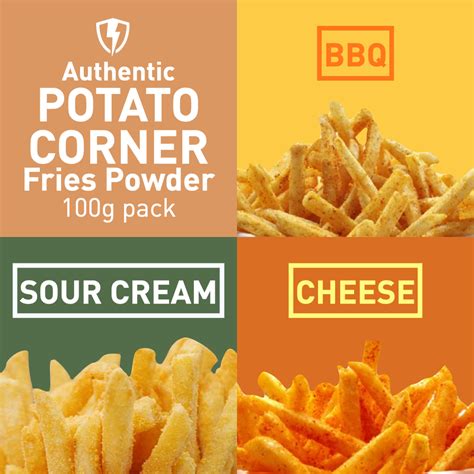 3 Classic Fries Flavorings ( Sourcream, Cheese, Barbeque ) 100 Grams Each | Lazada PH