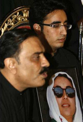 Benazir Bhutto's 19-year old son and husband chosen to lead her party into elections ...