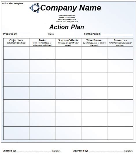 [Get 26+] Get Business Action Plan Template Excel Png cdr | Professional Shirt