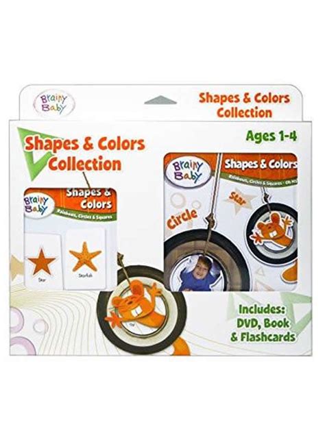 Brainy Baby Shapes & Colors DVD, Shapes & Colors Book and Shapes ...