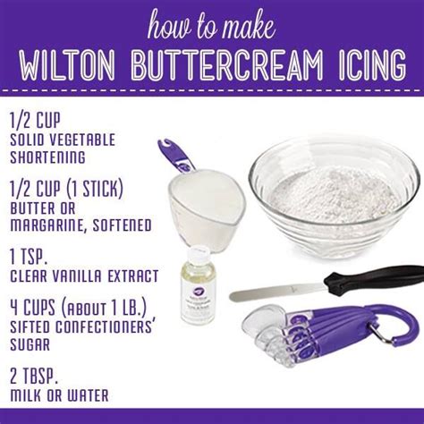 Best Homemade Vanilla Buttercream Frosting | Wilton | Recipe | Cake ...