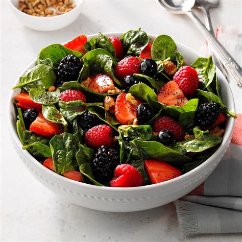 Four-Berry Spinach Salad Recipe: How to Make It | Taste of Home