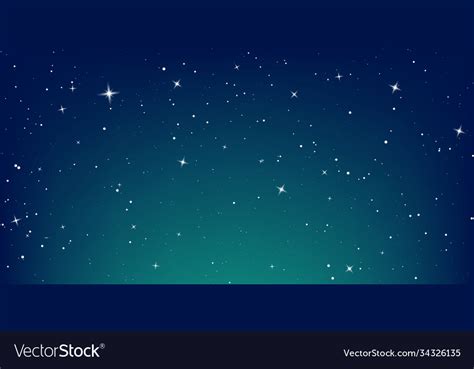 Dark night sky starry sky color background Vector Image