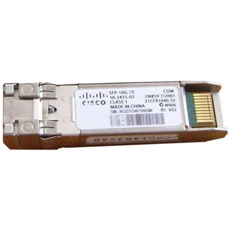 Cisco SFP-10G-SR-S 10GBASE-SR SFP+ Transceiver Module