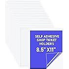 Amazon.com : KCHEX 6" x 9" Clear Plastic Self Adhesive Shipping Label / Packing Slip Envelope ...