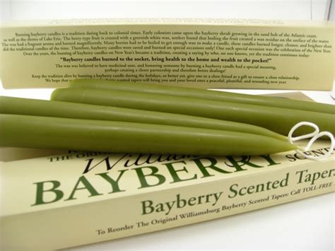 Bayberry Candles and The Legend of Bayberry Candles. Made in the U.S.A.