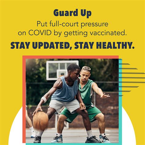 Social Media: Graphic Encourages Putting Your Guard Up Against COVID | Vaccine Resource Hub