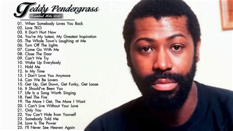 Teddy Pendergrass Greatest Hits -Best Songs Of Teddy Pendergrass (MP3/HD) - YouTube