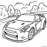 Gtr Sports Car Coloring Page 12230 9585 sketch template