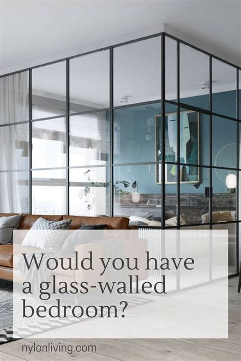 glass walls for bedrooms | Contemporary home decor, Contemporary decor ...