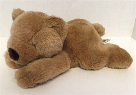 Vintage Bestever Sleeping BEAR Cub Baby 11" Plush Marble Snoring Rattle Stuffed | eBay