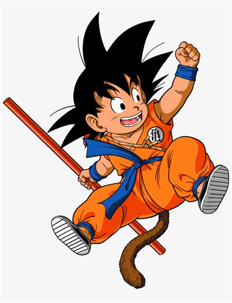 Kid Goku - Dessin Dragon Ball Z En Couleur Transparent PNG - 806x992 ...