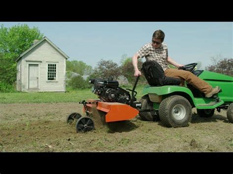 Tow Behind Tiller Garden Tractor | Fasci Garden