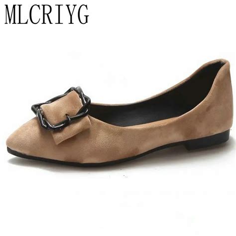 3colors 2018 New Vintage Women Flat Shoes Mature Style Shoes Woman ...