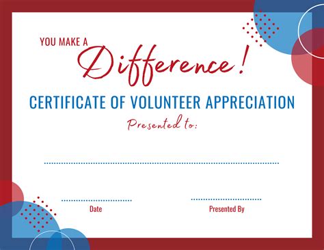 Printable Certificates for Volunteer Appreciation | SignUp.com