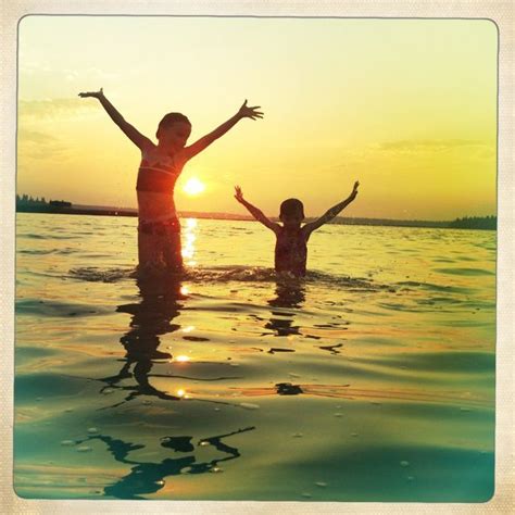 My kids having fun swimming, Emma Lake 2012. | Lakeland, Lake, Outdoor ...