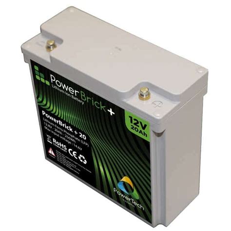 20Ah - 12V Lithium-Ion Battery Pack - PowerBrick