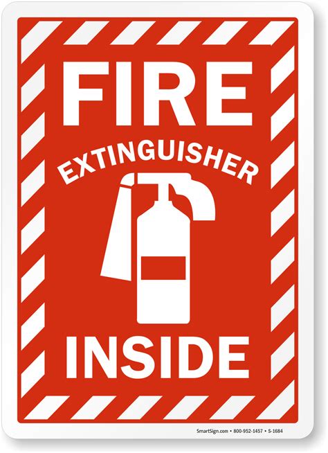 Fire Extinguisher Inside Signs | Free Shipping on $25+ orders