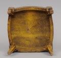 Small Regency English Gilded Antique Footstool | Antique Stool