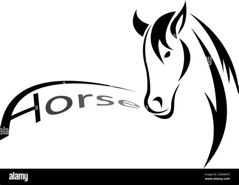 Vector image of an horse , illustration - vector Stock Vector Image ...