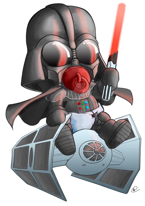 Commission -Darth Vader baby- by Arrietart on DeviantArt