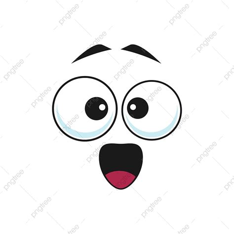 Happy Face Clipart Hd PNG, Happy Cartoon Face Vector Icon, Open, Expression, Fascinated PNG ...