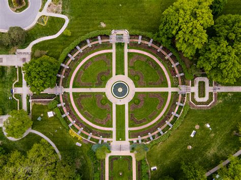 Loose Park Rose Garden Aerial - Eric Bowers Photoblog