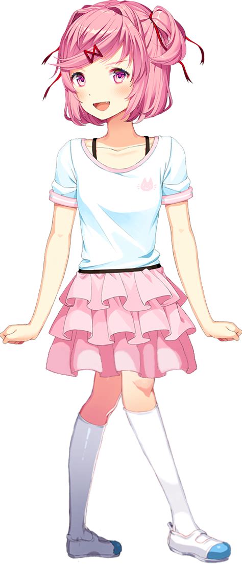 Standing casual-outfit Natsuki : r/DDLC