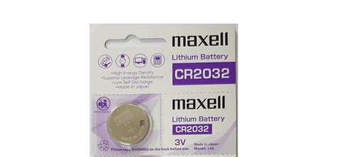 Maxell CR2032 Original Watch battery baterai 2032 jam kancing BIOS