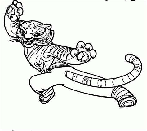 Free Kung Fu Panda Tigress Coloring Pages, Download Free Kung Fu Panda ...