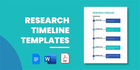 Research Timeline Template Free