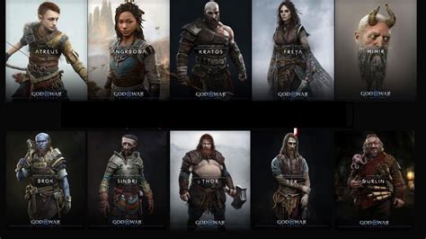 All God Of War Characters